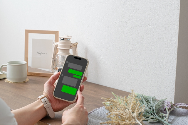 LINEでの工事進捗報告