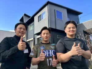 小郡市にてボード外壁にチョーキングが発生し外壁塗装したお客様の声