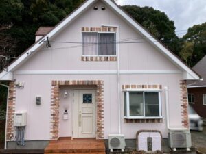 基山町にてボード材の補修後に外壁塗装をしたお客様の声